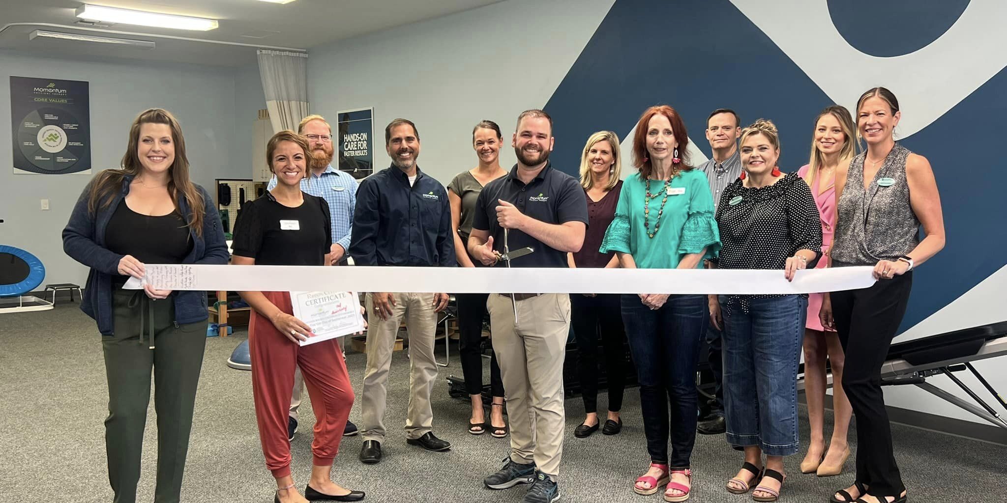 Momentum PT Month Chamber Celebrate Physical Therapy Month