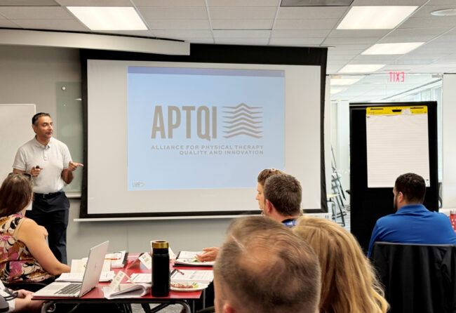 Nick Patel Discussing APTQI Initiatives at USPh