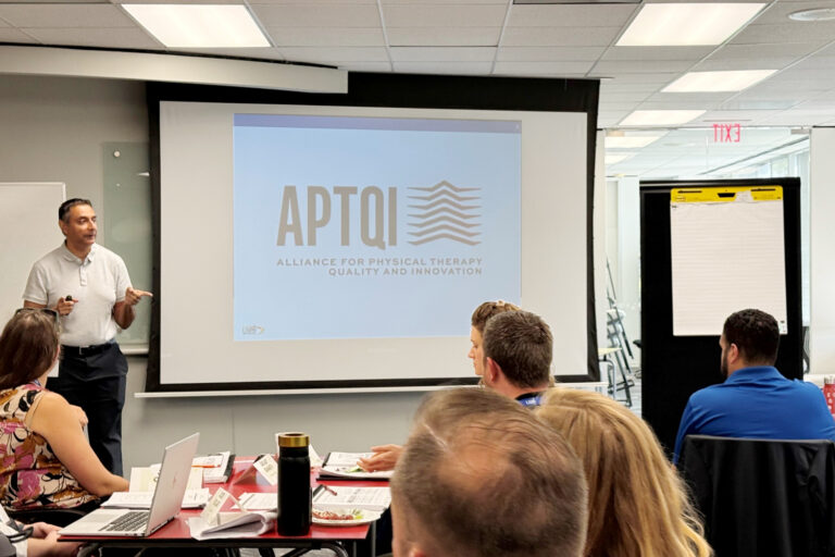 Nick Patel Discussing APTQI Initiatives at USPh